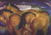 Franz Marc Little Yellow Horses (nn03) oil painting picture wholesale